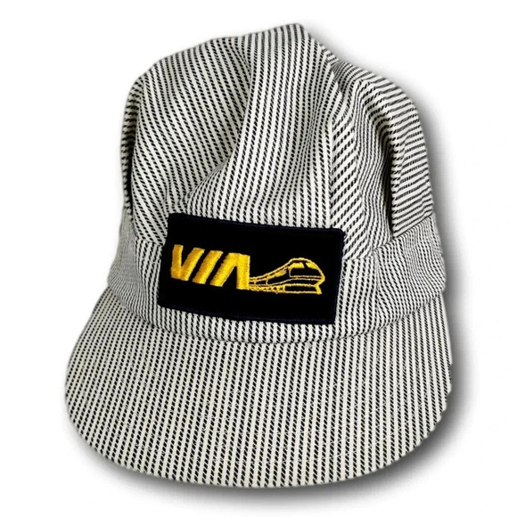 Victory Caps Other - VIA Rail CNR Train Enginneer Cap Hat  Canadian National Railway Child Adj…